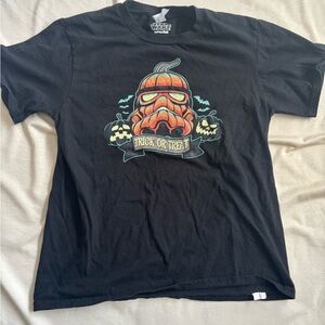 Star Wars Halloween Black Logo T-Shirt - Kids